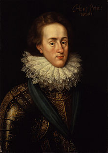 Henrique, Príncipe de Gales depois de Isaac Oliver, c.  1610