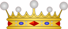 Rank crown of a French Vicomte