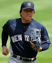 Hideki Matsui con los Yankees  