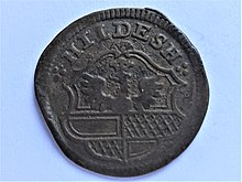 last Hildesheim coin, penny from 1772