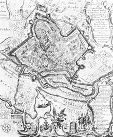 City map around 1750