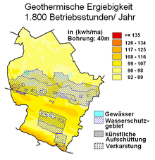 Geothermal map of Hille