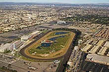 Hollywood Park racingbana  