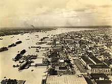 Calcutta, hier afgebeeld in 1945, was een belangrijke haven tijdens de Tweede Wereldoorlog.