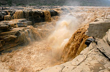 Hukou Falls, near Xi'an - bottleneck at the knee of the Huanghe River