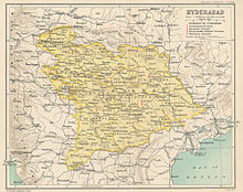 Щатът Хайдерабад през 1909 г.  