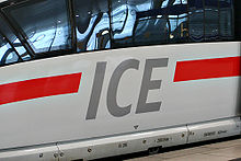 current ICE logo in DB Head font