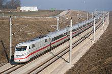 ICE 2 on the new Nuremberg-Ingolstadt line
