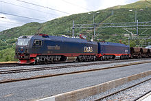 IORE double locomotive in Narvik