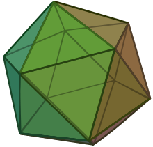 Convexe regelmatige icosaëder  