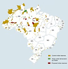 Indian Reserves in Brazil