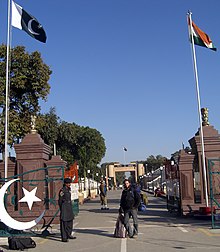 Internationale grens Indo-Pak  
