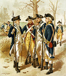infantrymen of the Continental Army