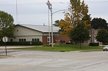 Iowa County Department of Transportation gebouw in Dodgeville  