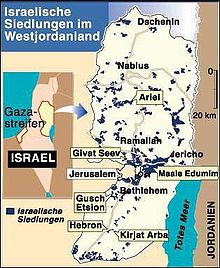 Israeli settlements in the West Bank occupied since 1967