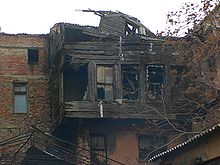 Consequences of a fire in the old city of Istanbul