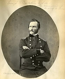 Fotografia do general James Henry Carleton, oficial do exército americano do século XIX