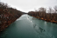 Sungai James di dekat Springfield, Missouri, AS