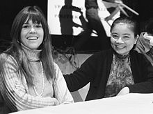 Jane Fonda with Phan Thi Minh, 1975