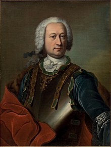 Jean-Baptiste-François-Joseph de Sade, father of Donatien Alphonse François de Sade, in a painting by Jean-Marc Nattier