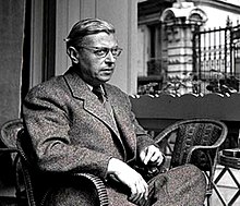 Jean-Paul Sartre (1905-1980), einer der führenden existentialistischen Philosophen