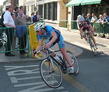 Велосипедисты на соревнованиях Jersey Town Criterium, 2009 год