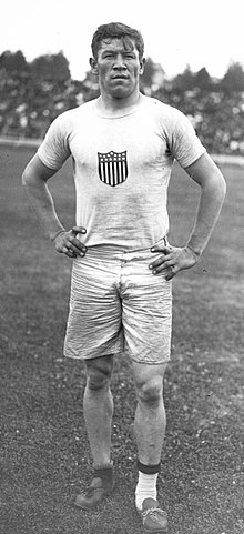  Jim Thorpe op de Olympische Zomerspelen van 1912