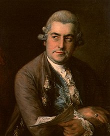 Johann Christian Bach, dipinto a Londra da Thomas Gainsborough, 1776