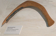 Reconstruction of a Neolithic sickle made of wood with glued-in flint blades