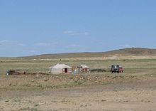 Yurt in the Gobi