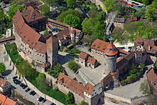 Nuremberg Castle as an example of a castle in the Middle Ages