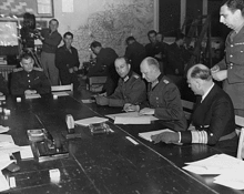 German surrender on May 7, 1945