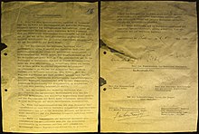 German Armed Forces surrender declaration, 8 May 1945 Berlin-Karlshorst