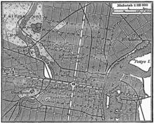 Historical map (around 1888)