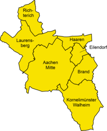 boroughs of Aachen