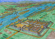 Limes in Slovakia: reconstruction attempt of the fort Iža-Leányvár, condition in the 4th century AD.