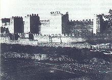 The fortification walls of Kayseri in 1897