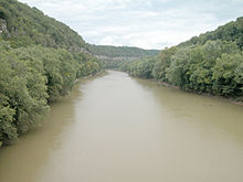 En bild av Kentuckyfloden.  