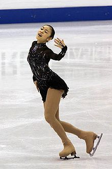 Kim atuando no Campeonato Mundial de Patinagem Artística de 2009.
