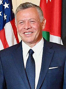 Rei Abdullah II da Jordânia, que é o chefe de Estado desde 1999.