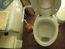 Flat toilet bowl with a non-water-saving flushing system
