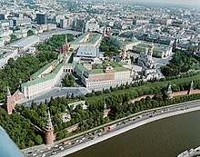 Bird's eye view of the Kremlin