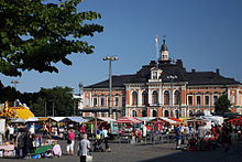 The town hall on Kuopio's market square was built in 1882-1886.