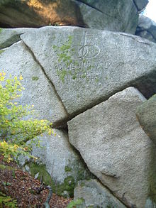 Orthogonal fissure system in the Kösseine granite