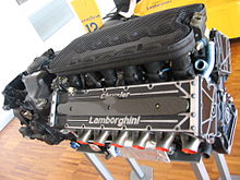 Formula 1 engine Lamborghini 3512