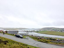Landscape around Scalloway, Mainland, in Shetland