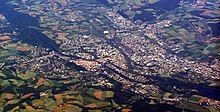 Aerial view of Landshut (2005)