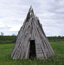 Rumah dari suku Lapps