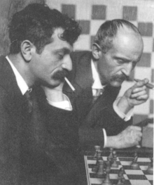Emanuel Lasker e suo fratello Berthold Lasker nel 1907