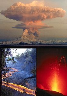 Sopečné erupce.